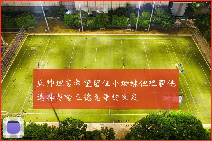 瓜帅坦言希望留住小蜘蛛但理解他选择与哈兰德竞争的决定